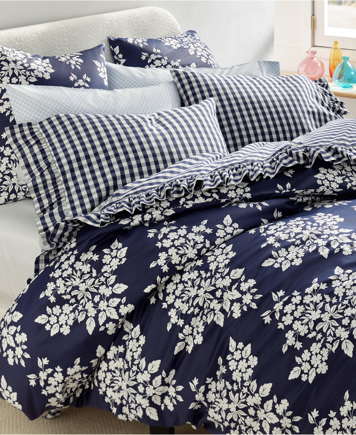 Lands' End Ruffle Bed Sheet Set