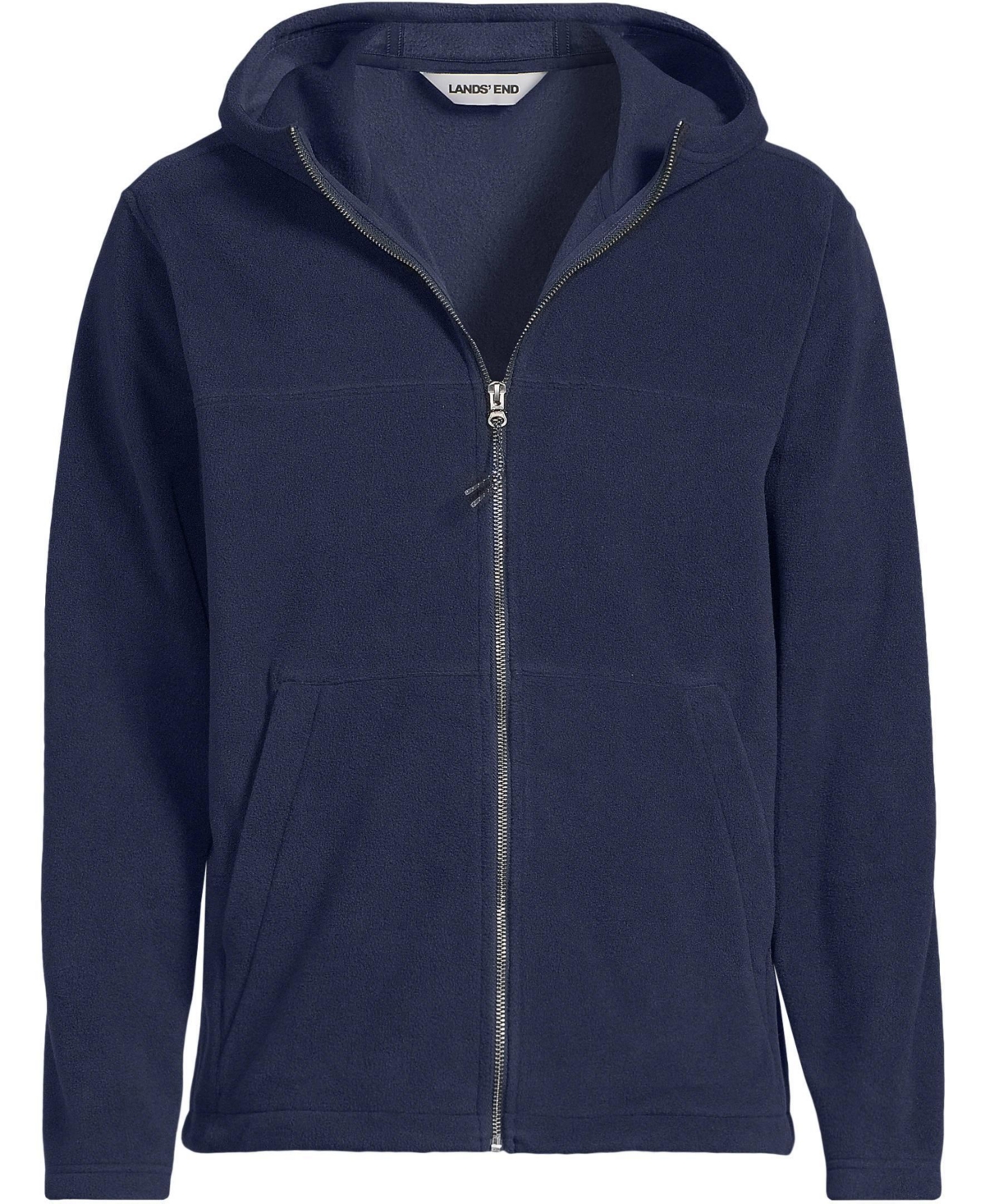 Lands' End Men's Anyweather RainDefense Full Zip Fleece Hoodie