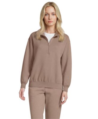 Women's Serious Sweats Relaxed Quarter Zip Pullover Sweatshirt