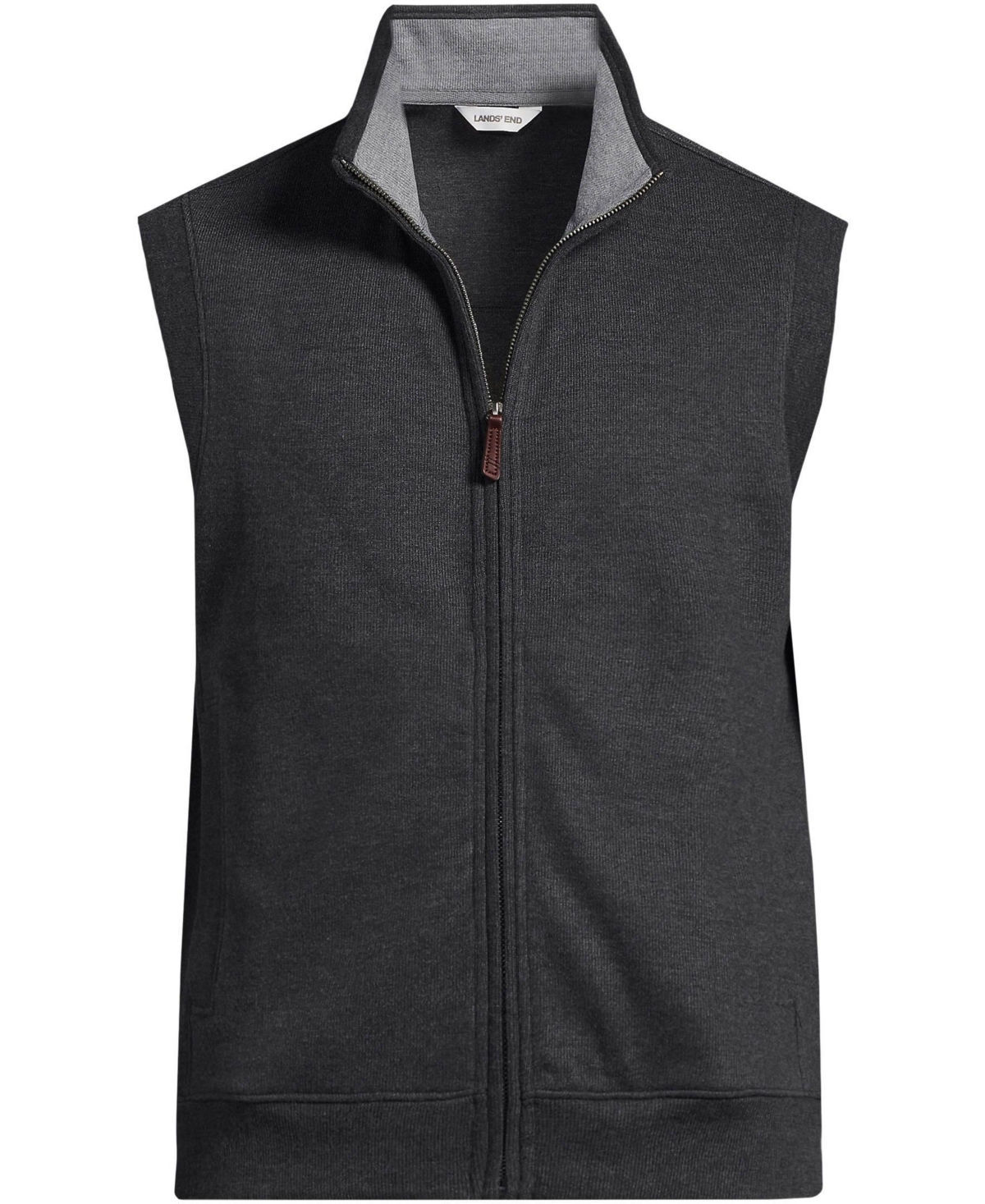 Lands' End Men's Bedford Rib Full Zip Vest
