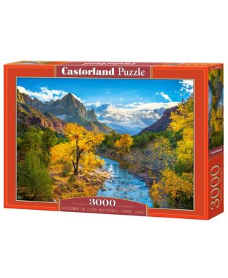 Autumn in Zion National Park, USA 3000-Piece Jigsaw Puzzle, Ages 14+
