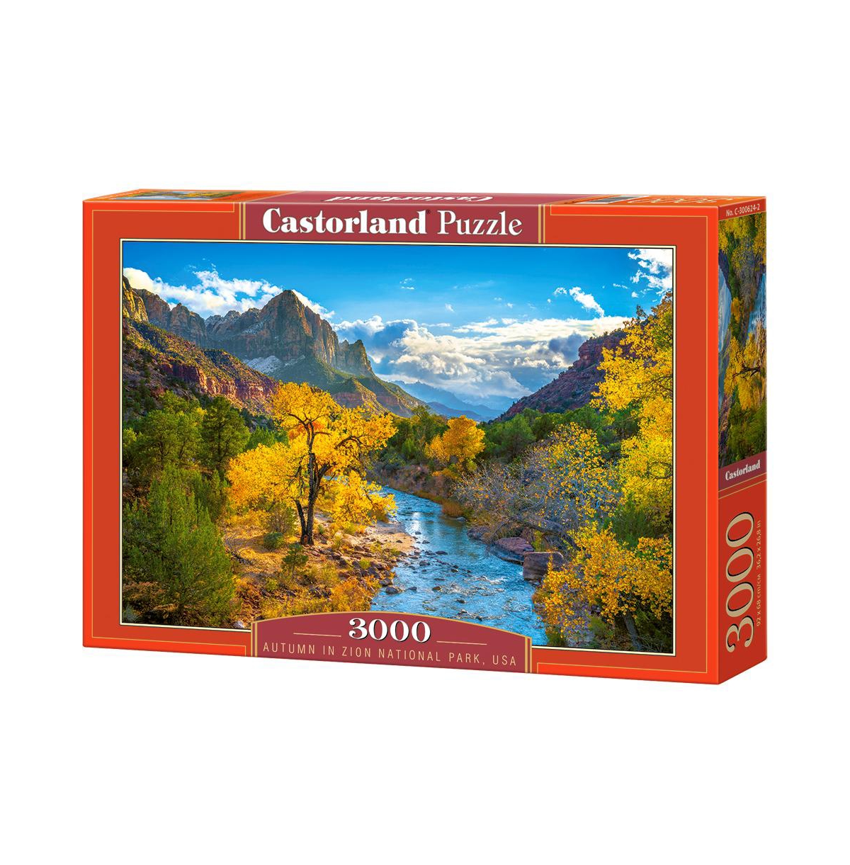 Castorland Autumn in Zion National Park, Usa 3000-Piece Jigsaw Puzzle, Ages 14+