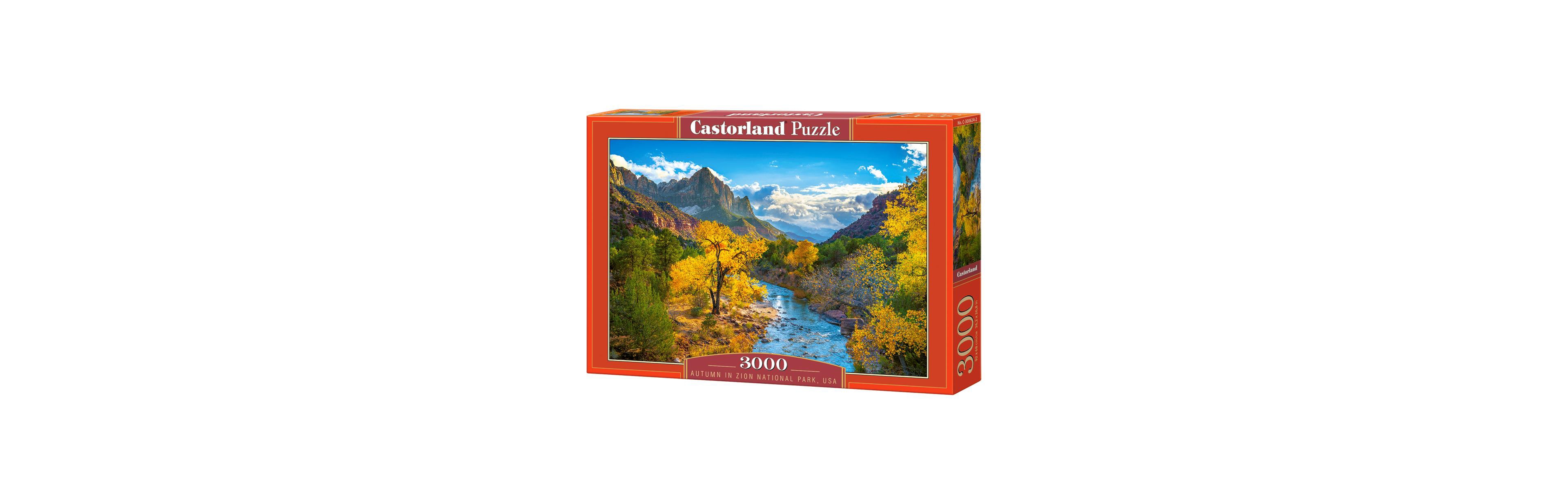 Castorland Autumn in Zion National Park, Usa 3000-Piece Jigsaw Puzzle, Ages 14+