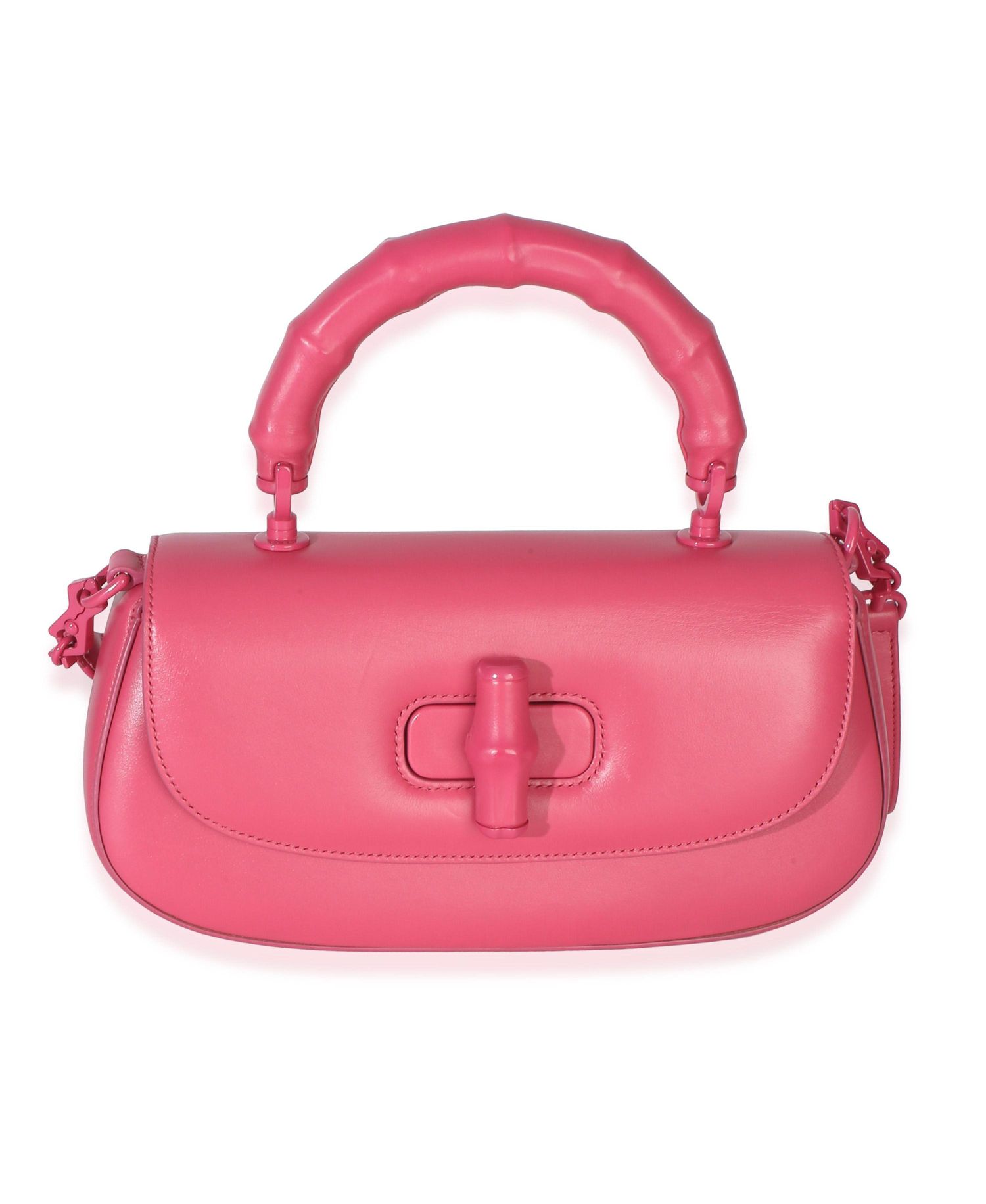 Pink Calfskin Medium Bamboo Diva Bag