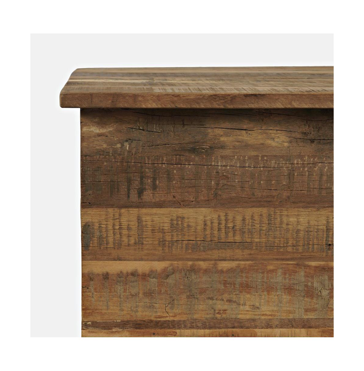 Jofran Reclamation 36" Rustic Solid Wood Storage Chest Cabinet
