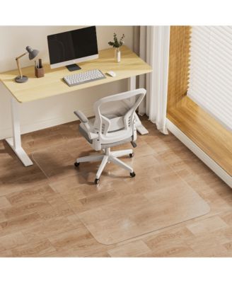 Heavy Duty Desk Chair Mat Protector For Rolling Chairs Smooth Glide Easy Clean