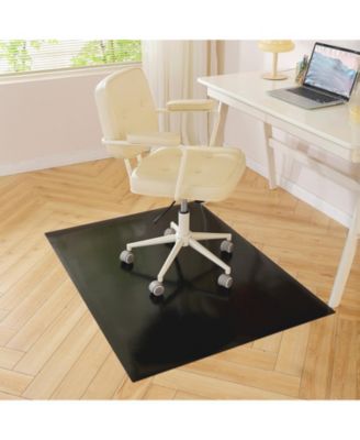 Clear Office Chair Mat For Hard Surfaces Smooth Rolling Desk Protector