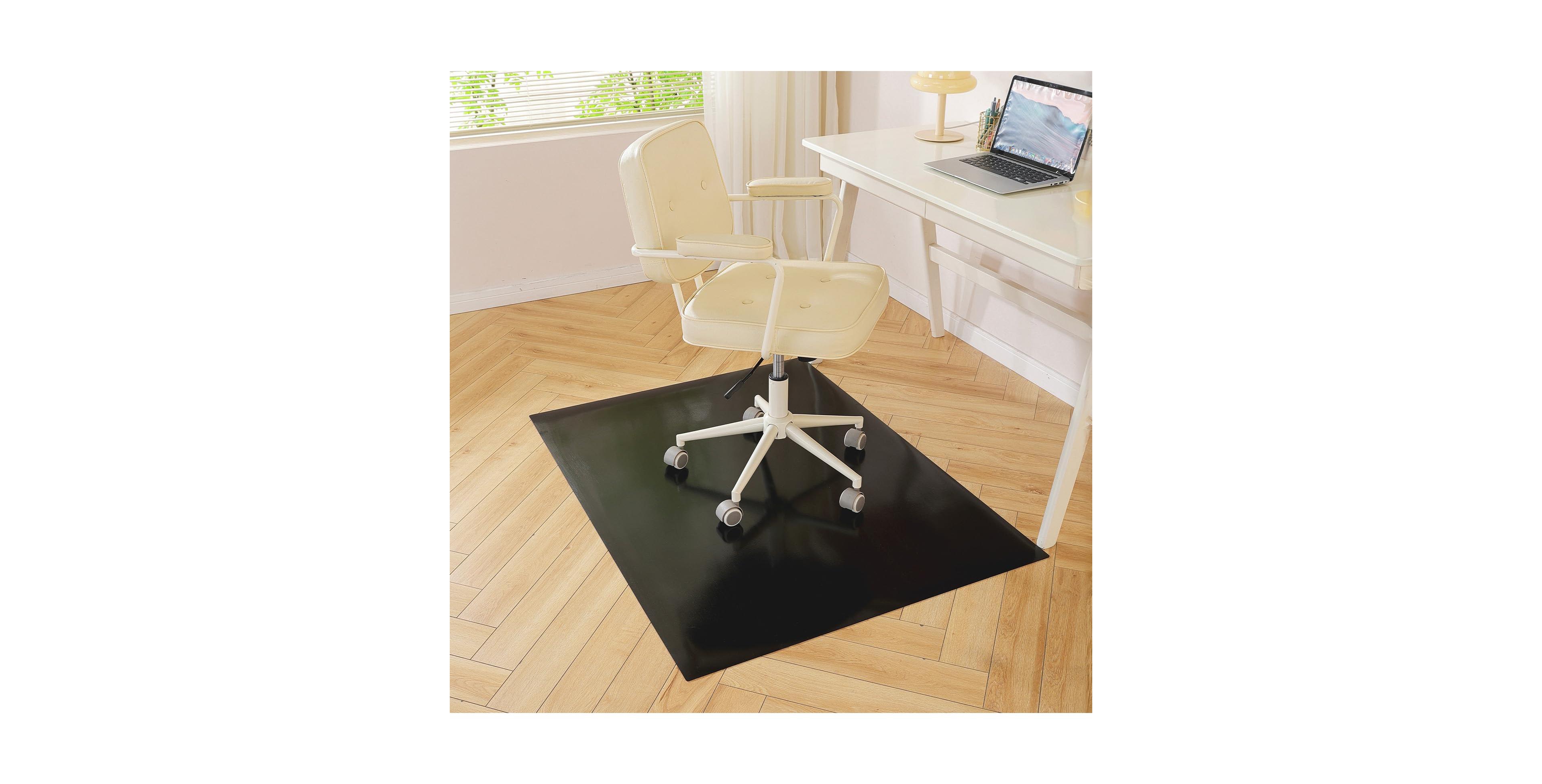 Danrong Clear Office Chair Mat For Hard Surfaces Smooth Rolling Desk Protector