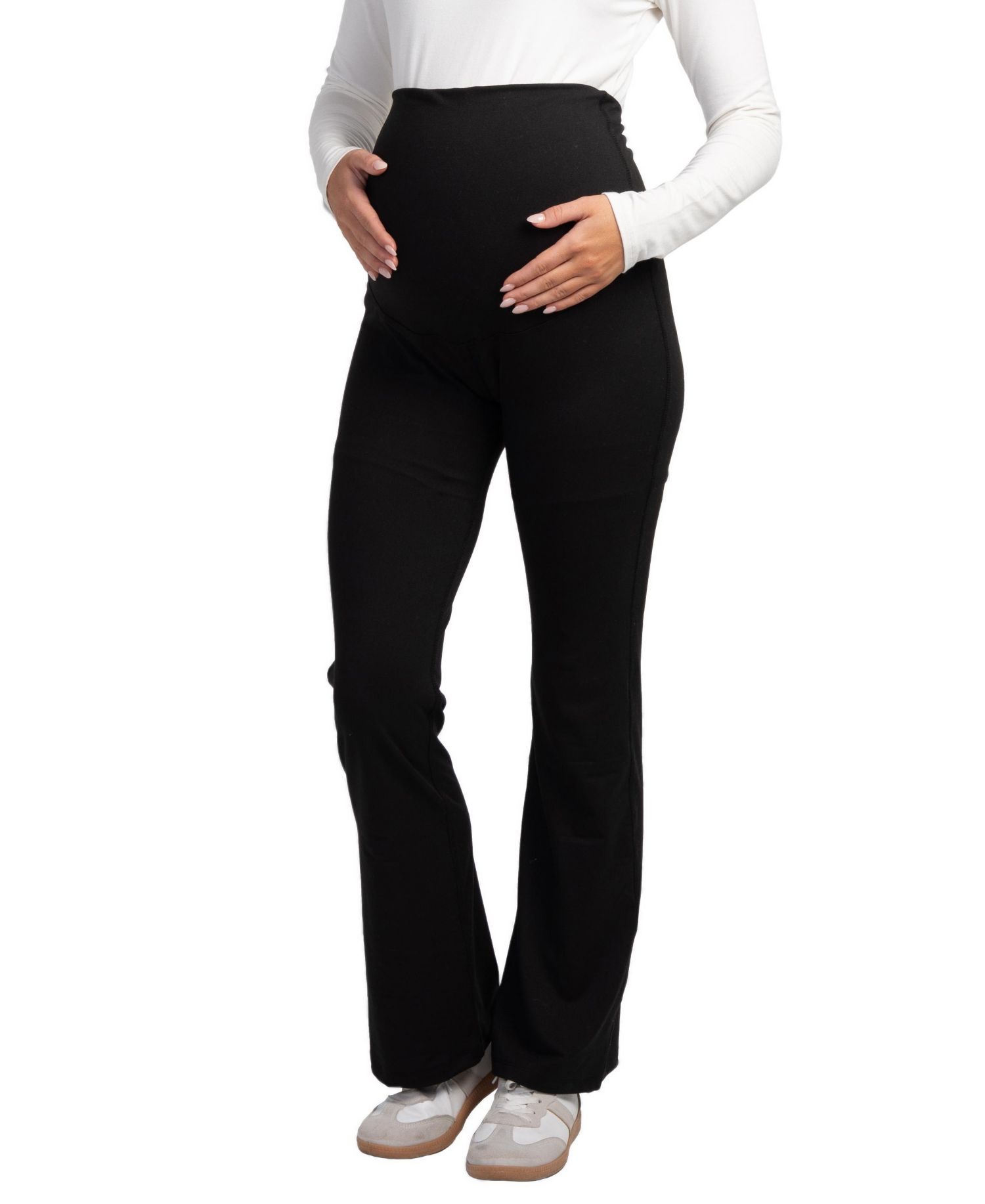 Maternity High-Rise Over-the-Belly Flare Pants