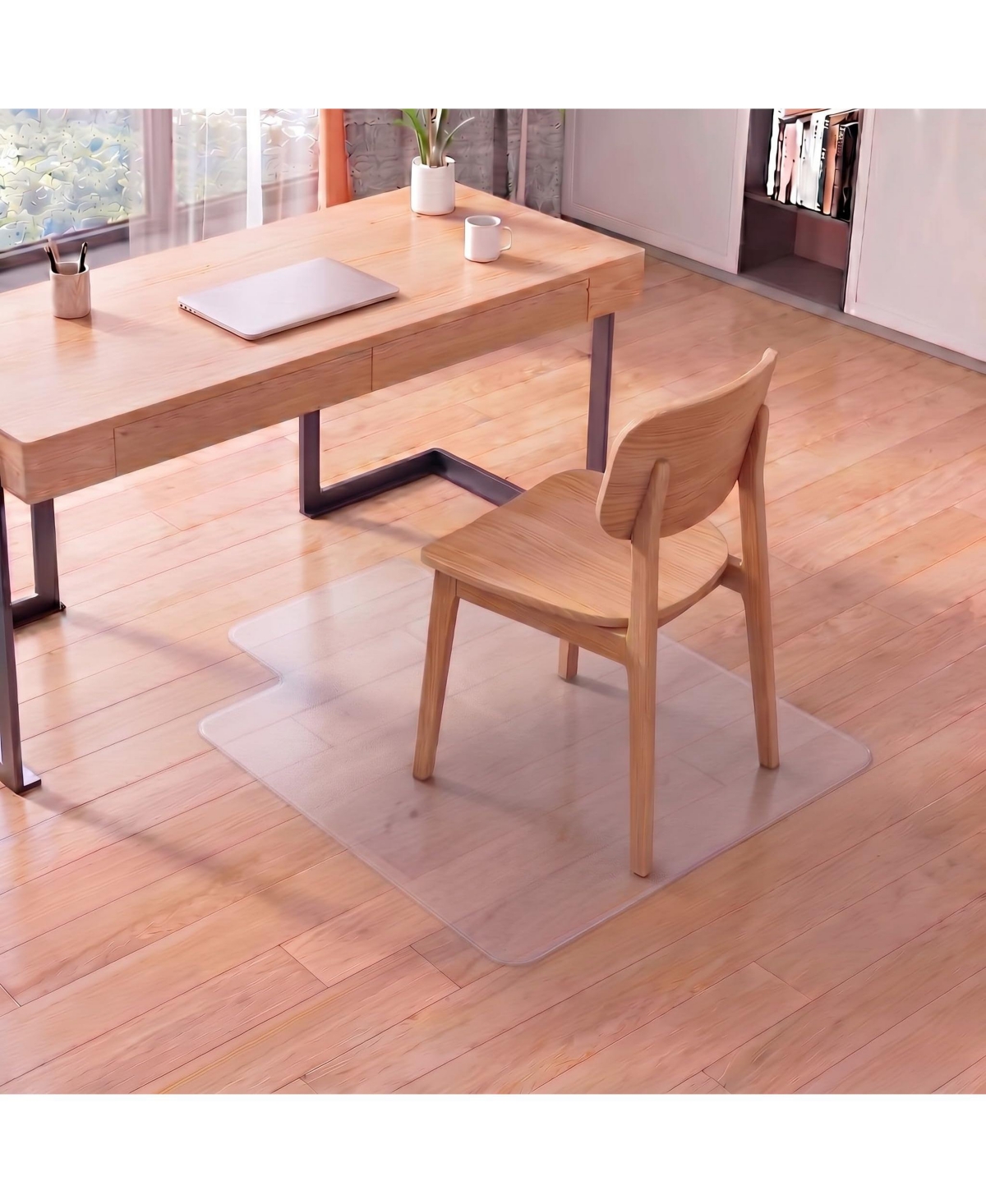 Danrong Clear Pvc Chair Mat For Hardwood Floors And Carpet Non Slip Floor Protection