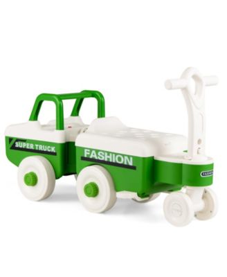4-in-1 Ride-On Push Car with Music and Under-Seat Storage, 45 lbs, Ages 18 Months-5 Years