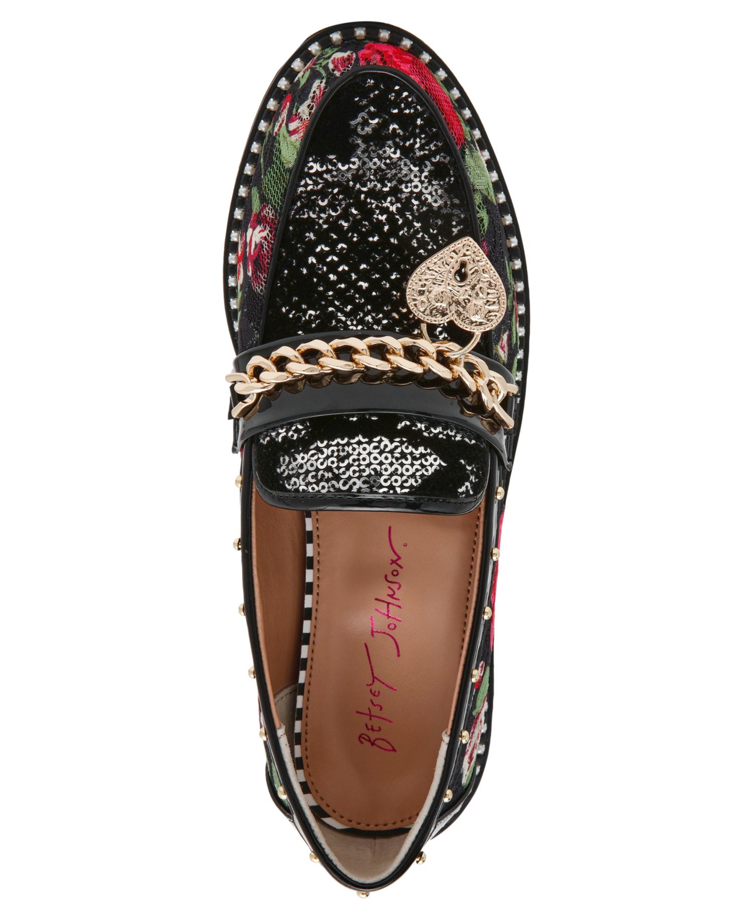 Women's Alfie Embellished Platform Round-Toe Loafers