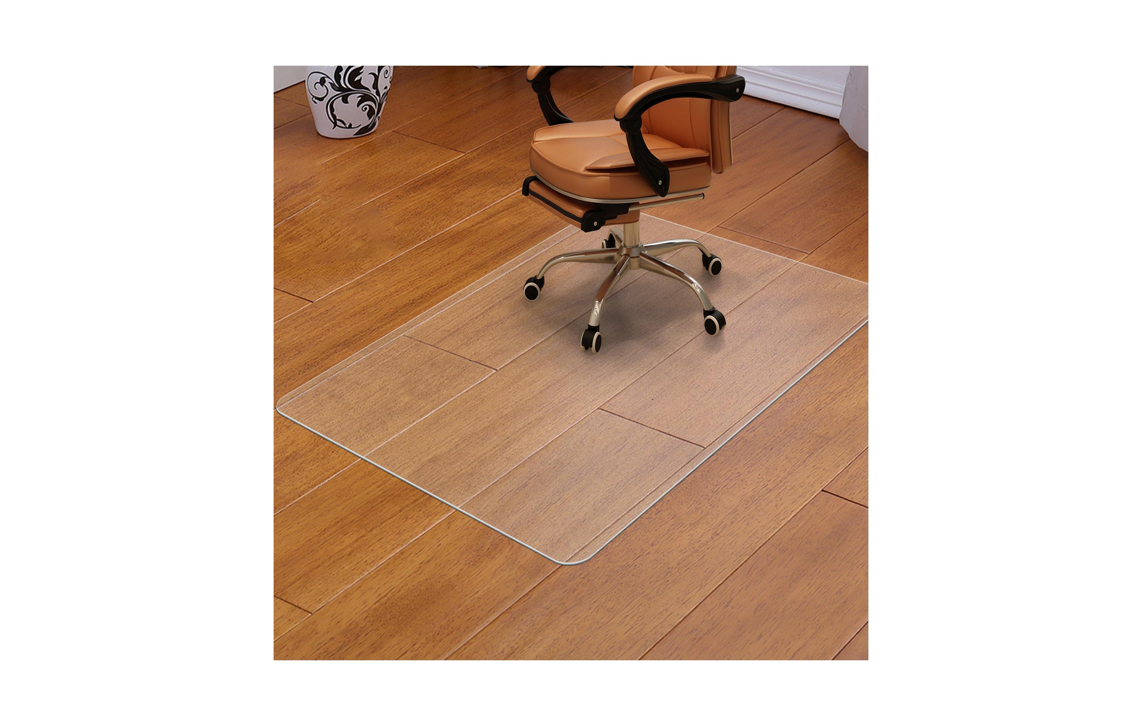 Danrong Heavy Duty Clear Office Chair Mat For Hardwood Floors Tile Protection