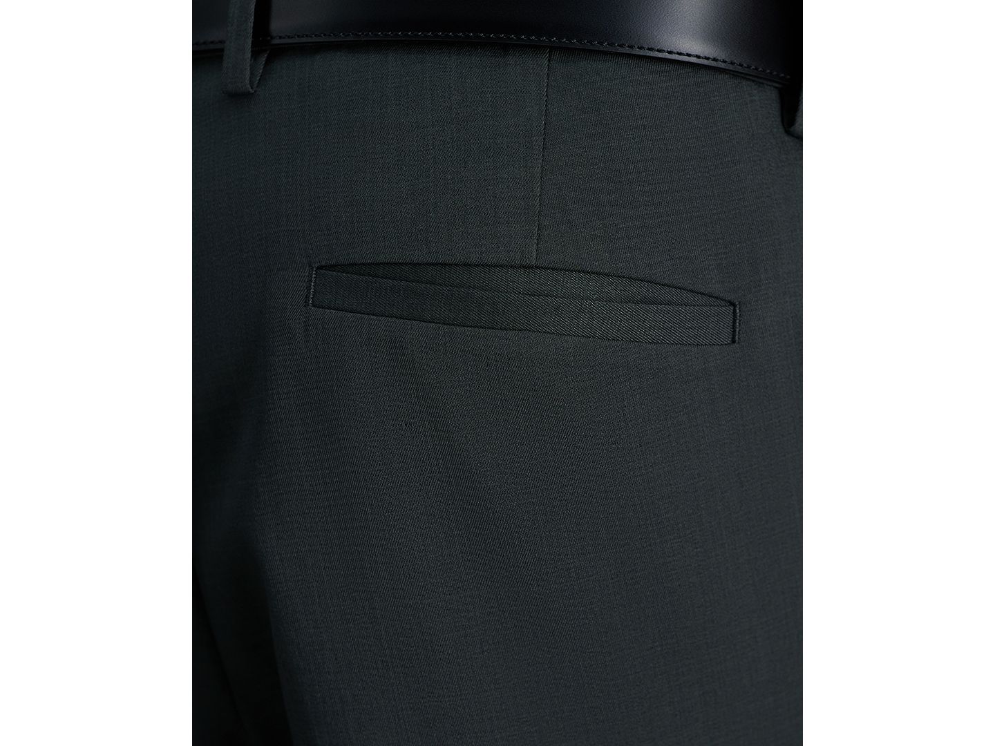 Мужские брюки Kenneth Cole Reaction Slim-Fit Stretch Dress Pants, цвет: Тёмный зелёный — фото 5