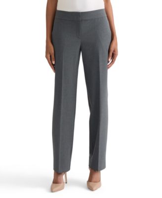 Women's Mid-Rise Straight Pants, Regular & Petite