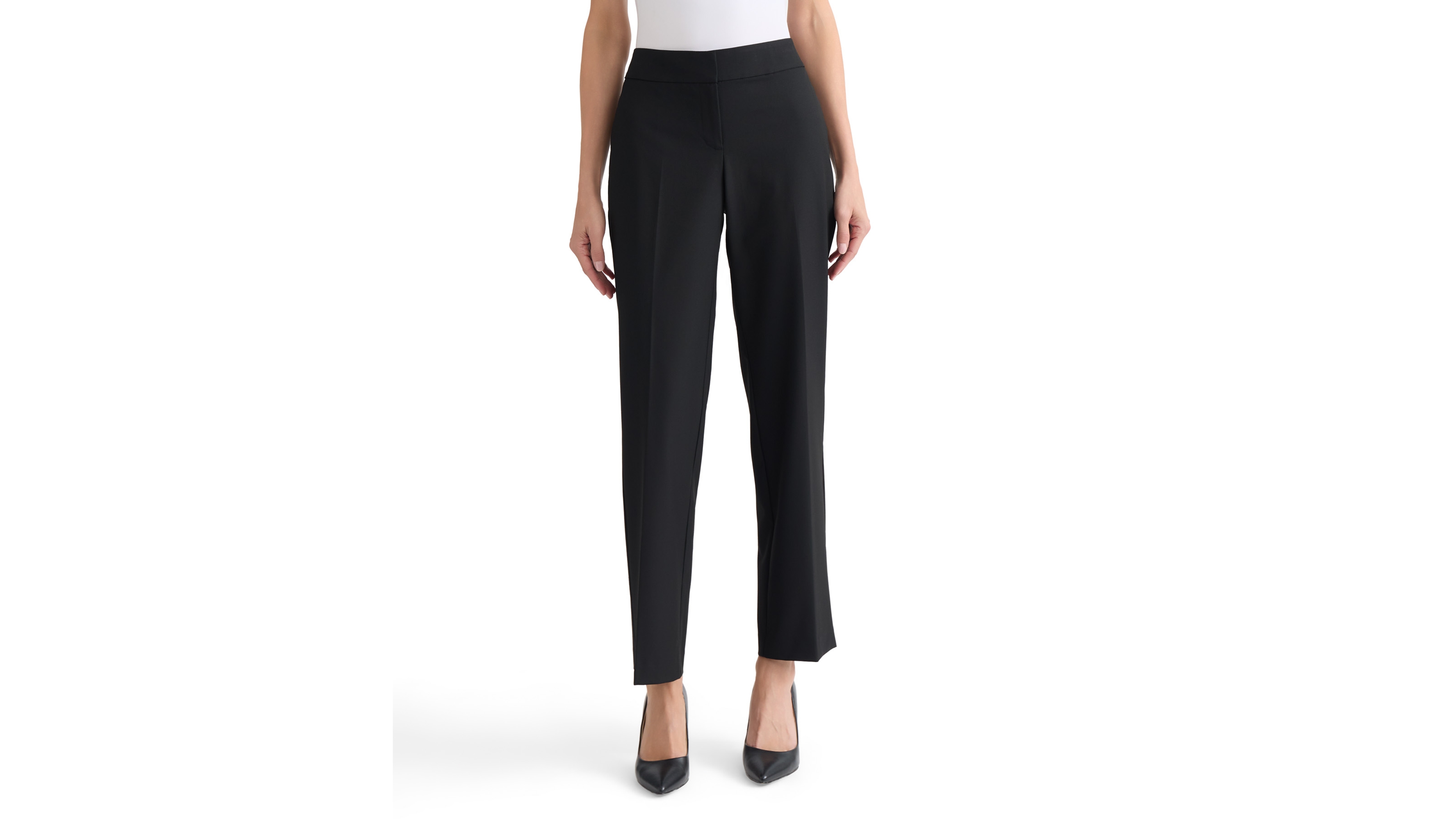 Kasper Women's Mid-Rise Straight Pants, Regular & Petite