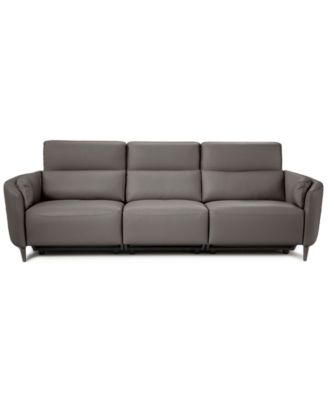 Placido Leather 3-Piece 3 Power Motion Sofa