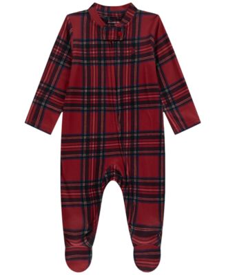 Baby Boys' Brushed Jersey Footed Long-Sleeve Coverall