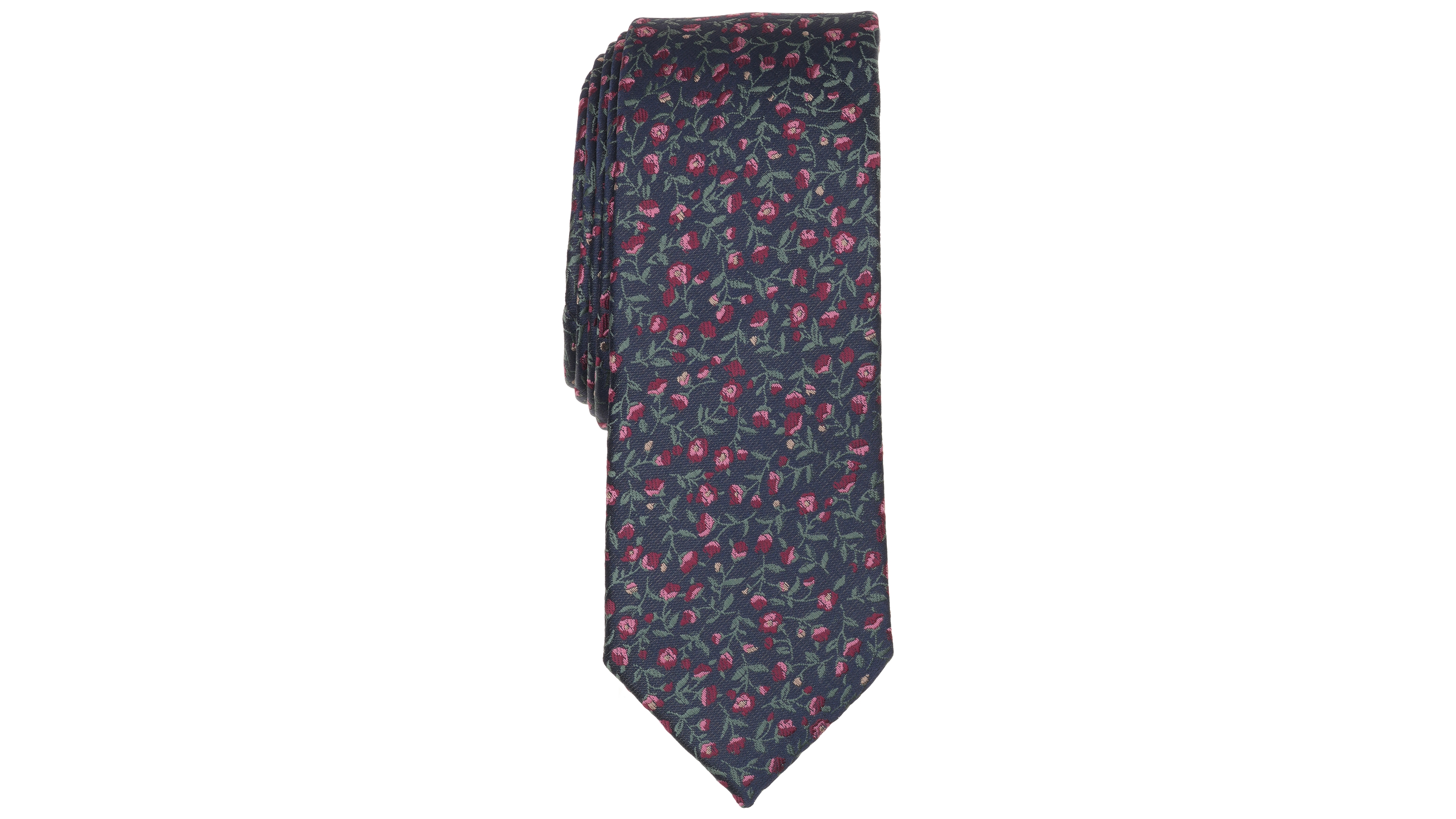 Bar Iii Men's Floral-Print Skinny Tie, Macy's Exclusive