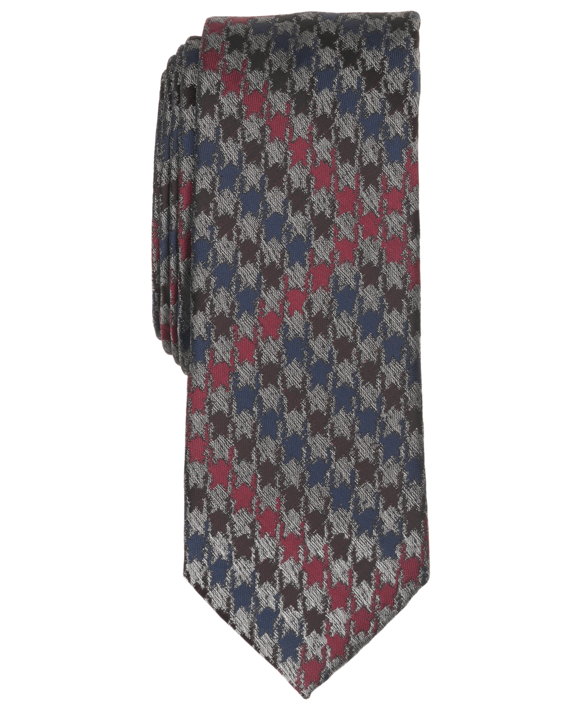 Bar Iii Men's Houndstooth Skinny Tie, Macy's Exclusive