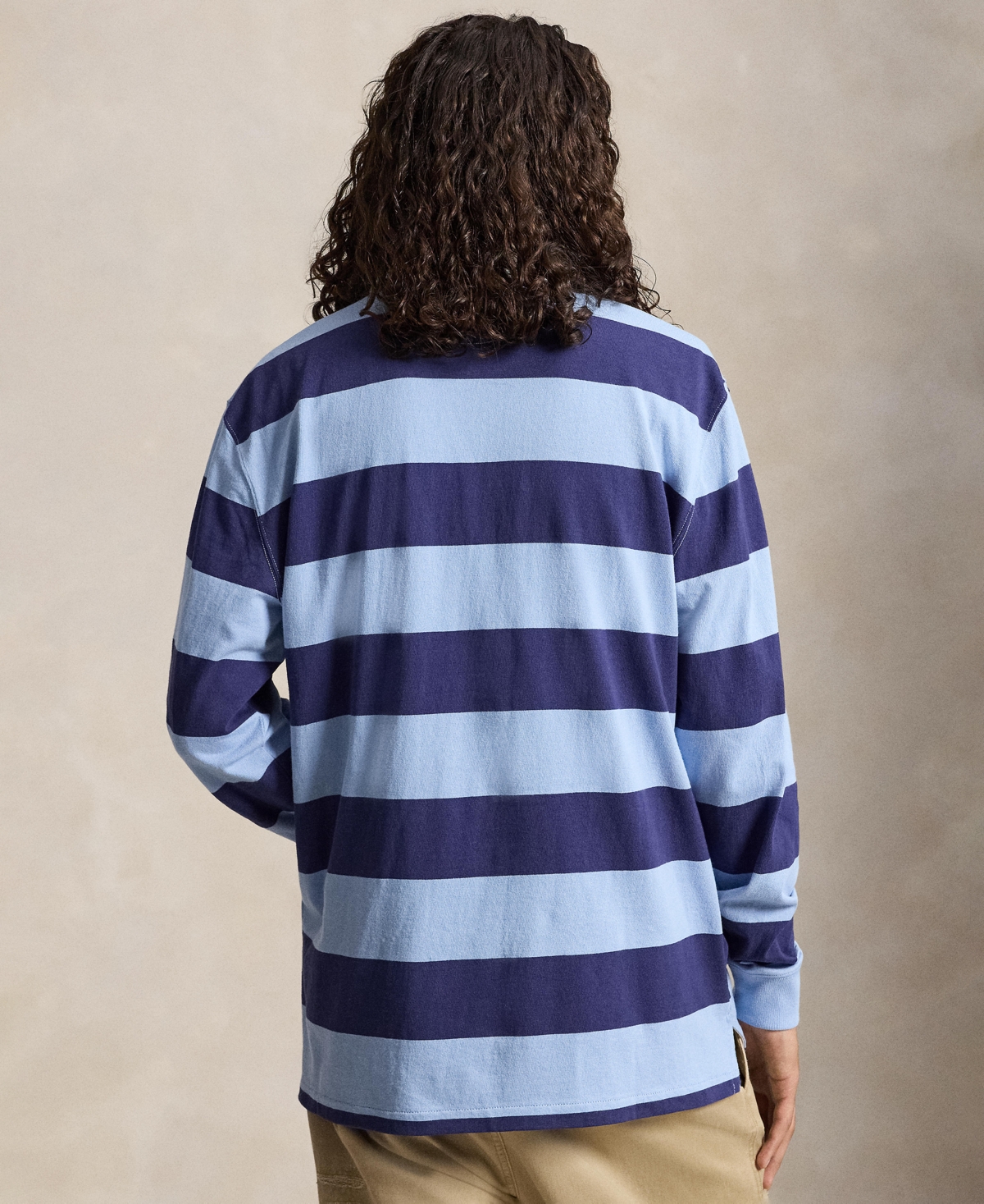 Polo Ralph Lauren Men's Big & Tall The Iconic Striped Rugby Shirt