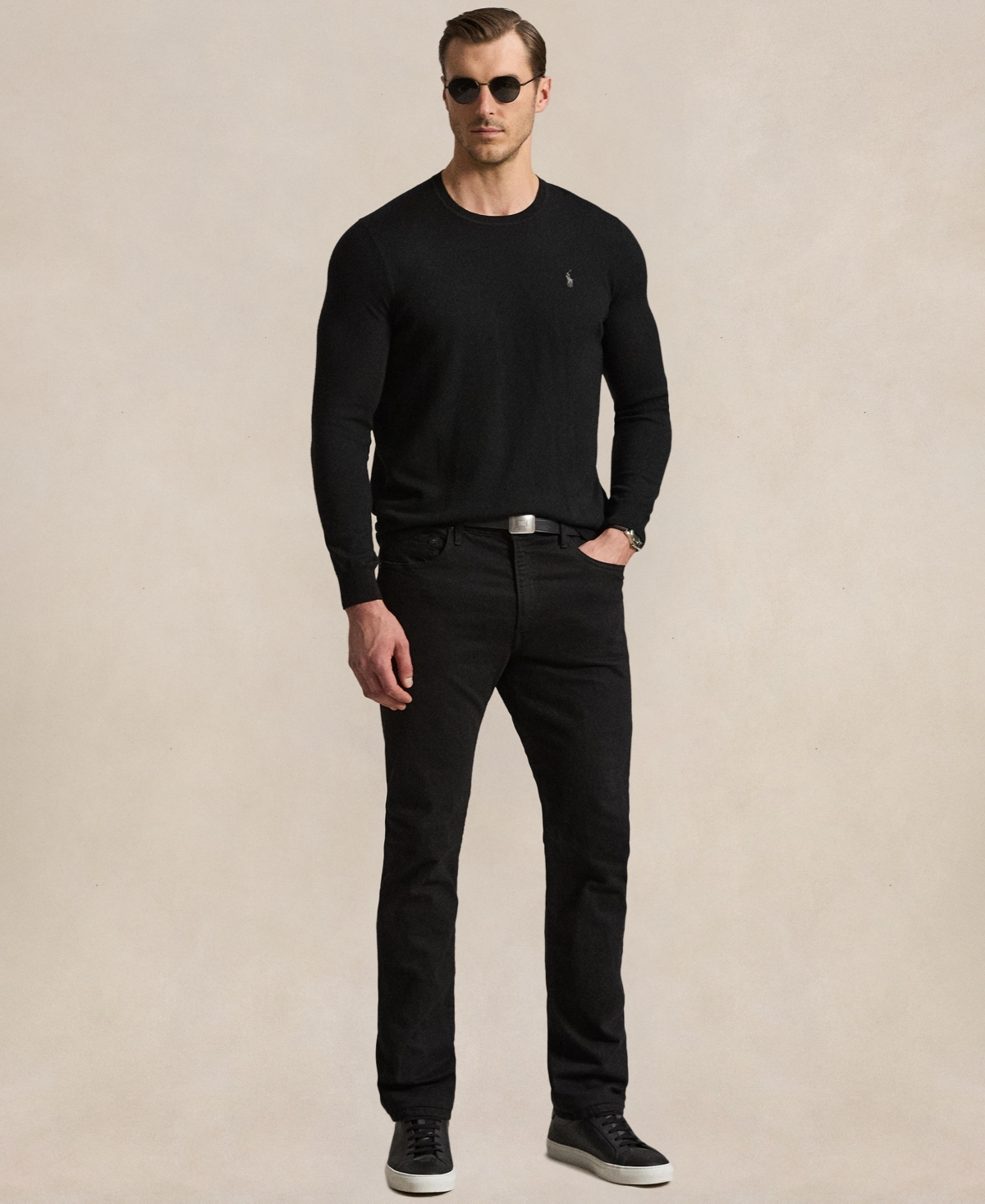 Polo Ralph Lauren Men's Big & Tall Regular-Fit Wool Crewneck Sweater