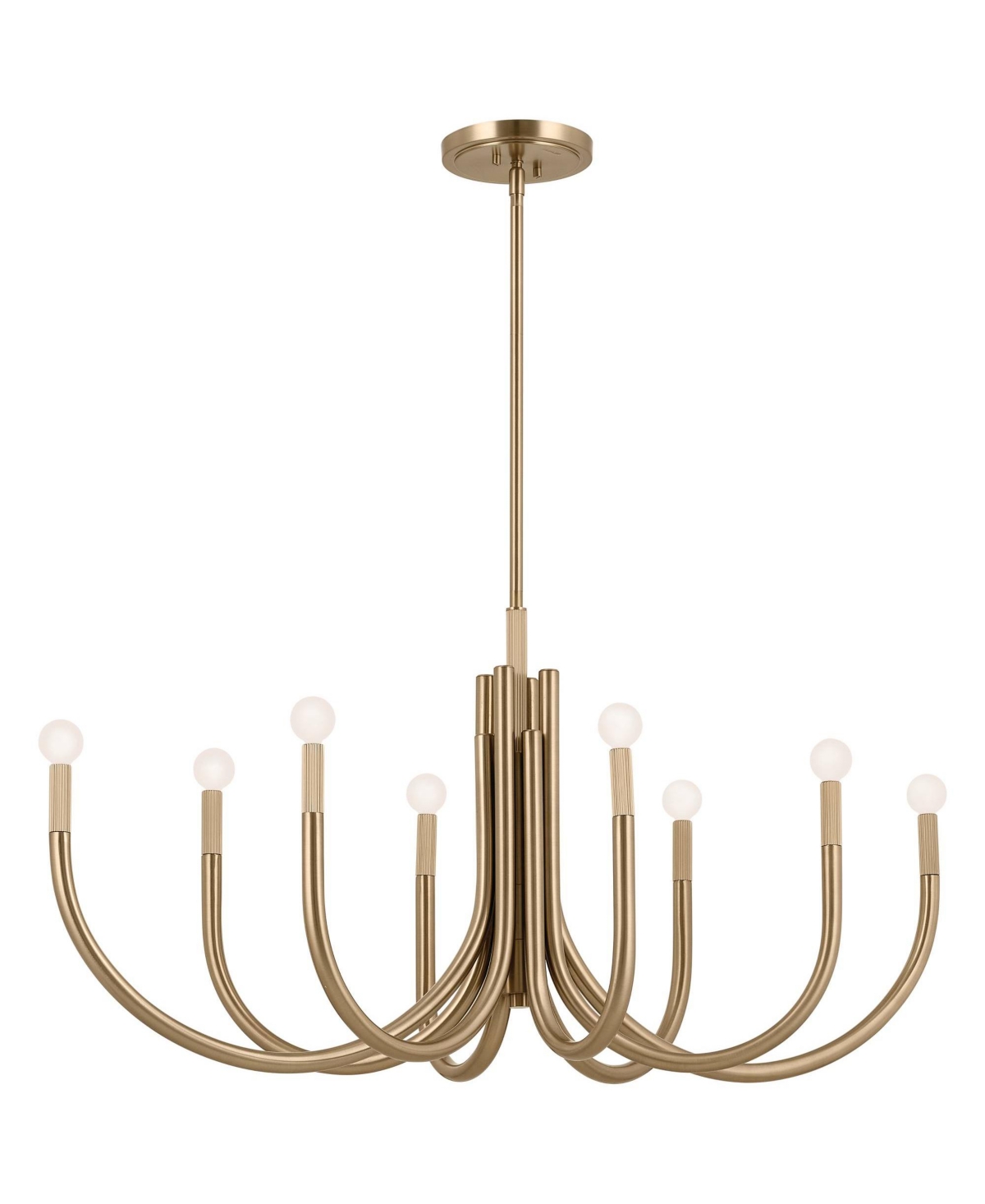 Kichler Odensa 46" Wide Champagne Bronze 8-Light Chandelier