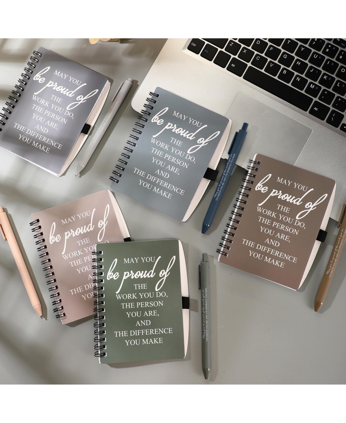 Danrong Bulk Employee Appreciation Gift Set Notebook and Pen 50 Sets