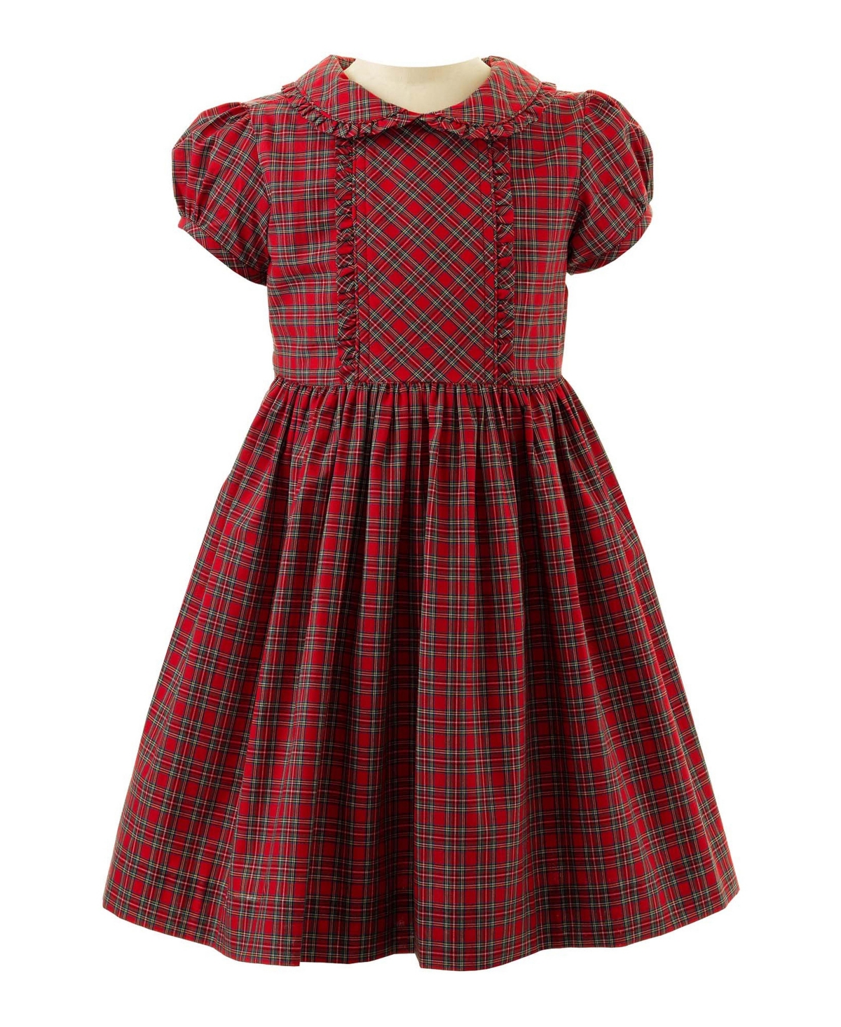 Rachel Riley Girls' (2T-10) Tartan Frill Dress