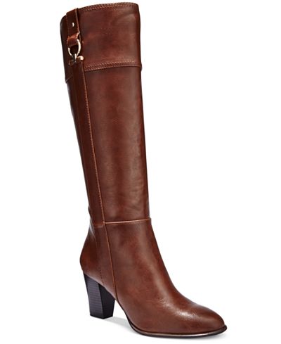 Alfani Women's Courtnee Tall Wide-Calf Boots, Only at Macy's - Boots ...