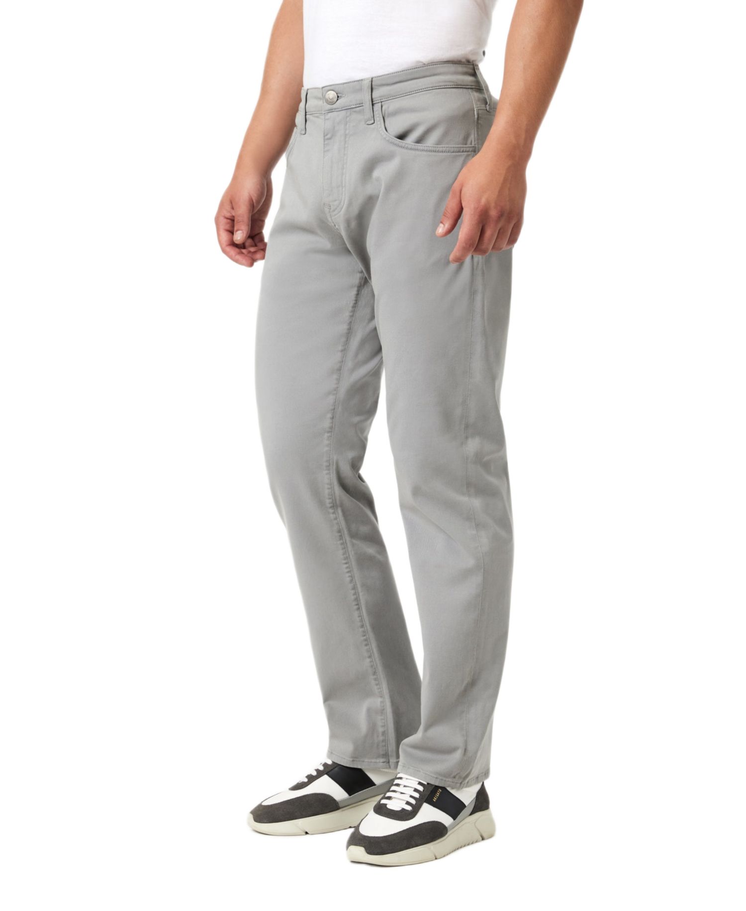 Men's Matt Relaxed Straight-Leg Casual Twill Pants