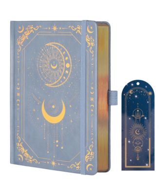 Hardcover A5 College Ruled Journal 316 Pages With Bookmark Back Pocket For Work School Note Taking