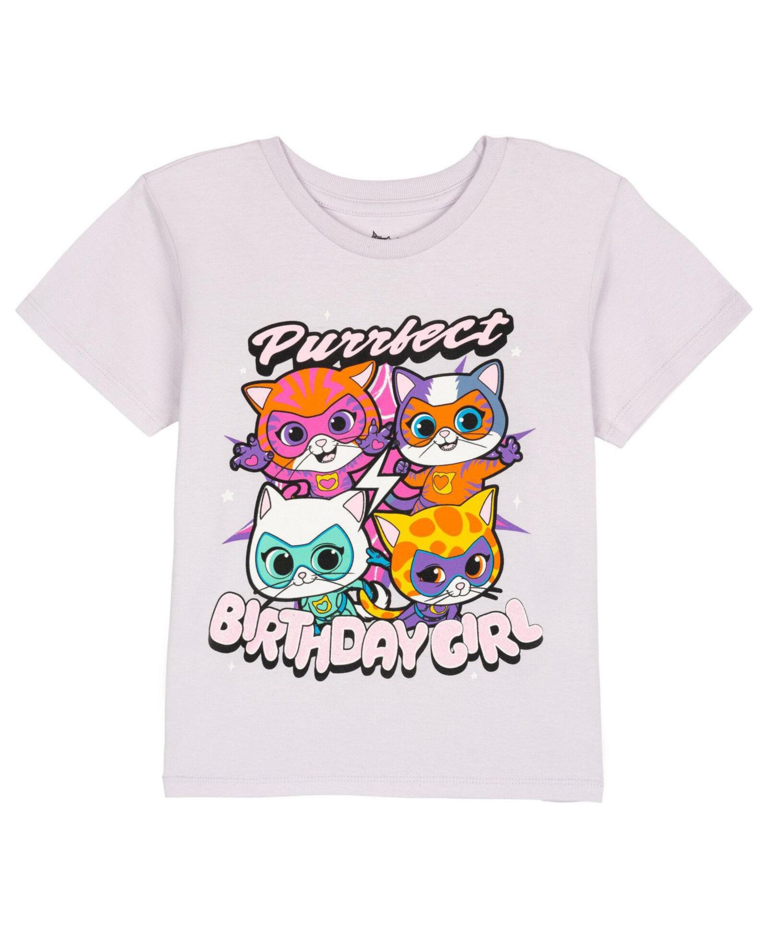 Girls' 4-16 Disney SuperKitties Birthday Graphic T-Shirt