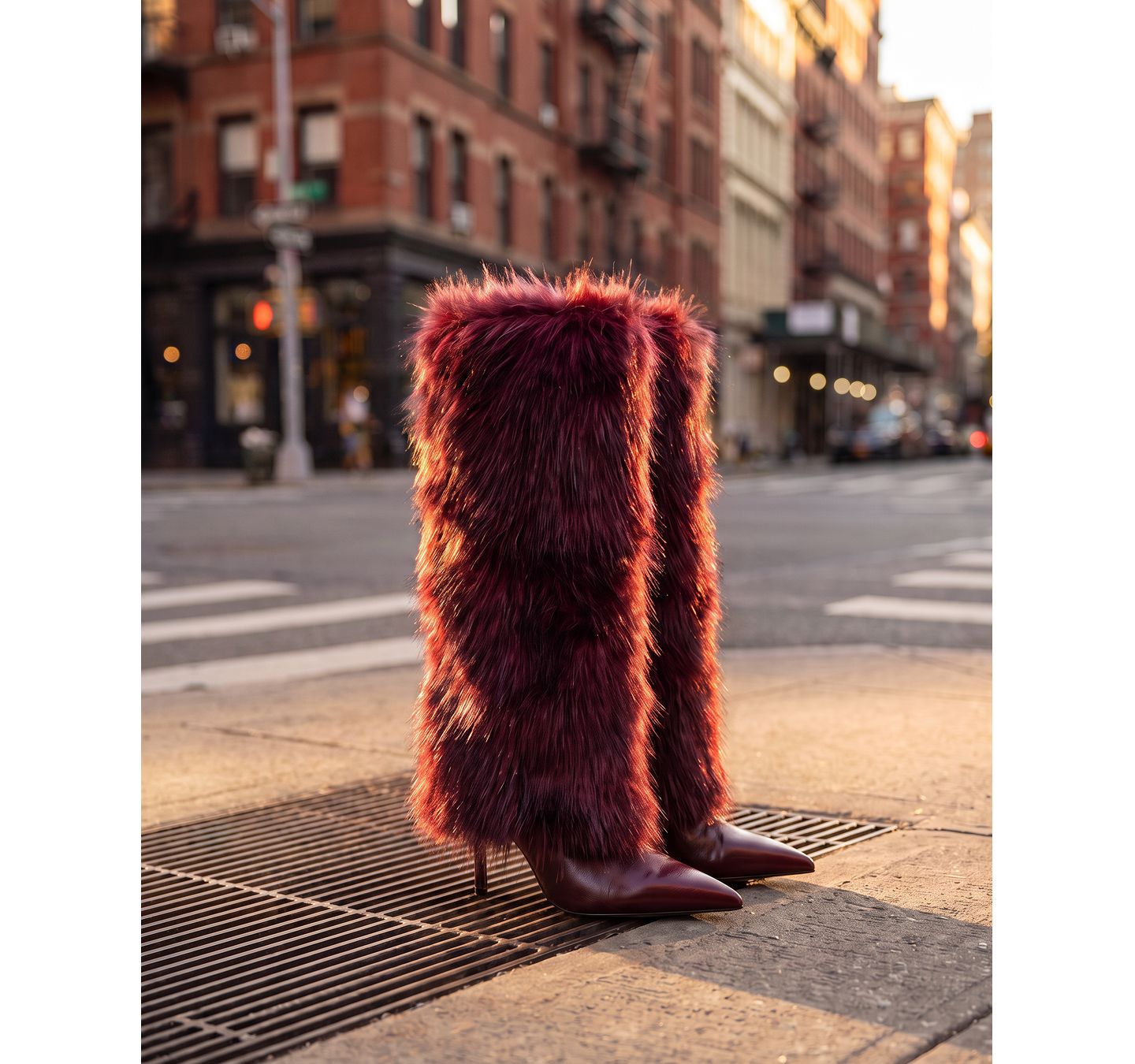 Женские ботинки Steve Madden Icon Knee-High Stiletto Dress Boots, цвет: Бордовый — фото 8