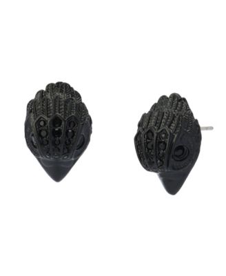 London Faux-Stone Signature Eagle Stud Earrings