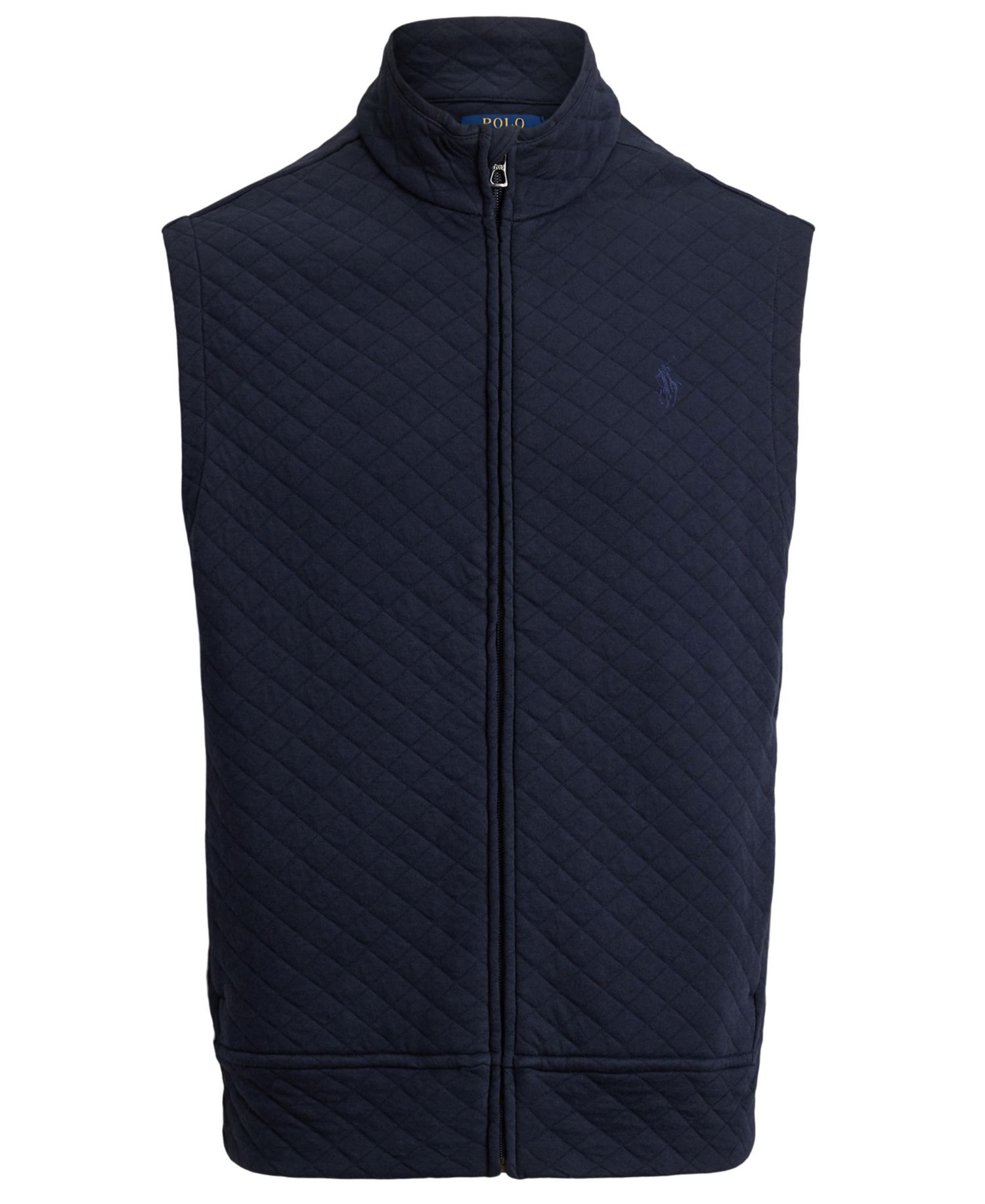 Men's Quilted Double-Knit Jersey Vest