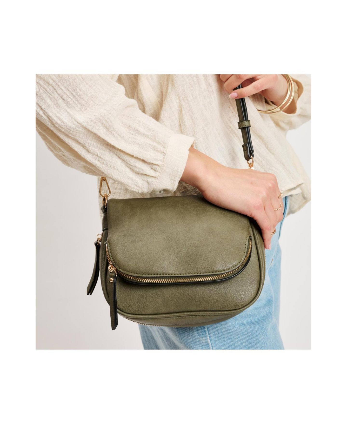 Женская сумка Moda Luxe Diva Crossbody, цвет: Оливковый — фото 6