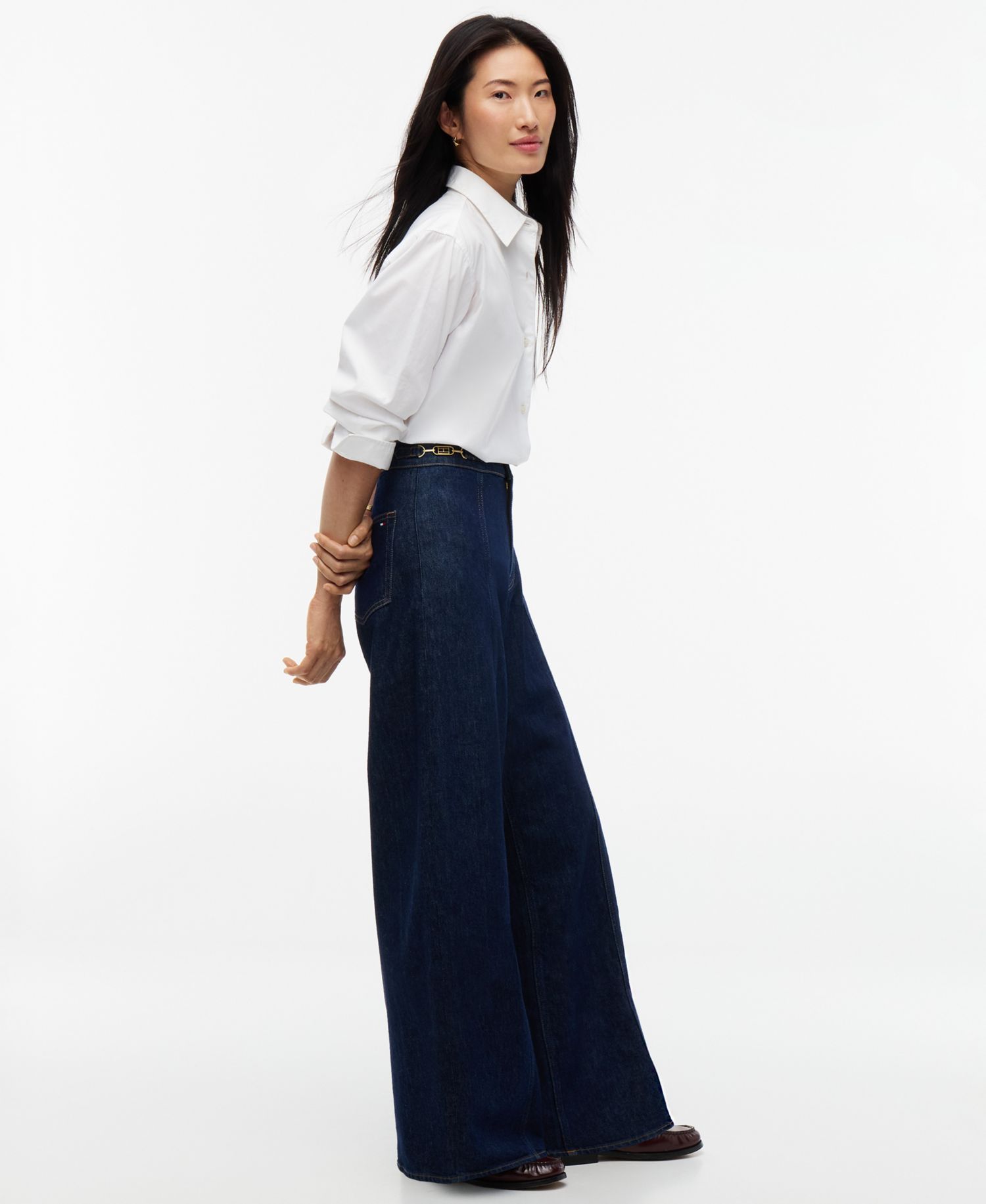 Women's Indie High-Rise Wide-Leg Jeans