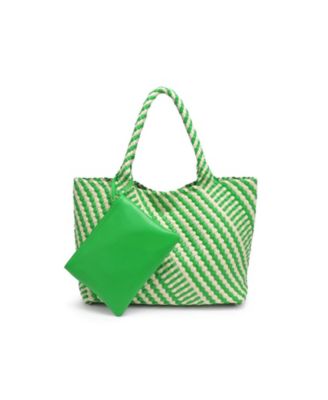 Solana - Mixed Material Tote