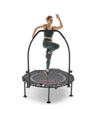 Sunny Health and Fitness Active Fitness Trampoline with Adjustable Handlebar