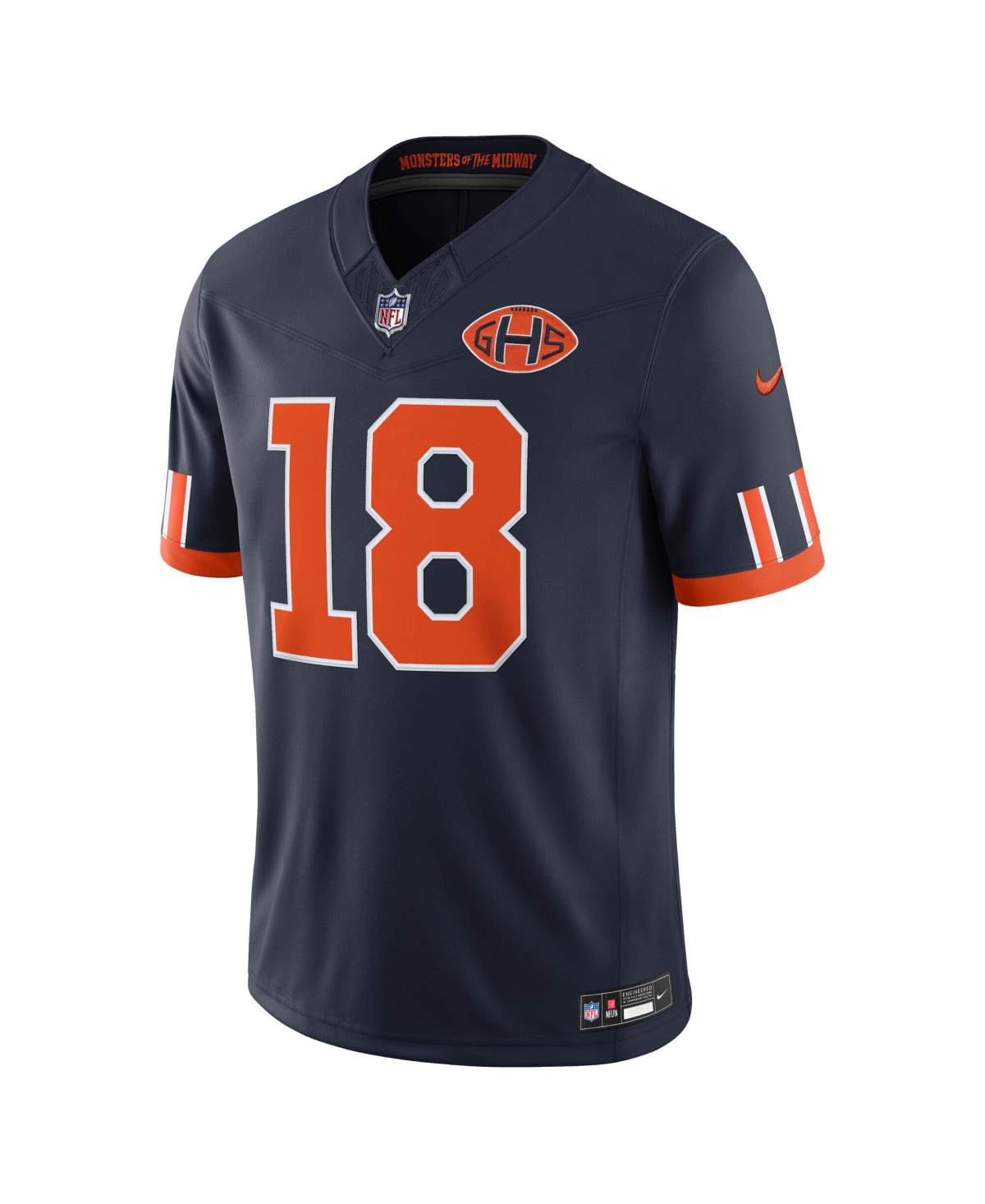 Nike Men's Caleb Williams Navy Chicago Bears 2026 Rivalries Collection Vapor F.u.s.e Stitched Limited Jersey