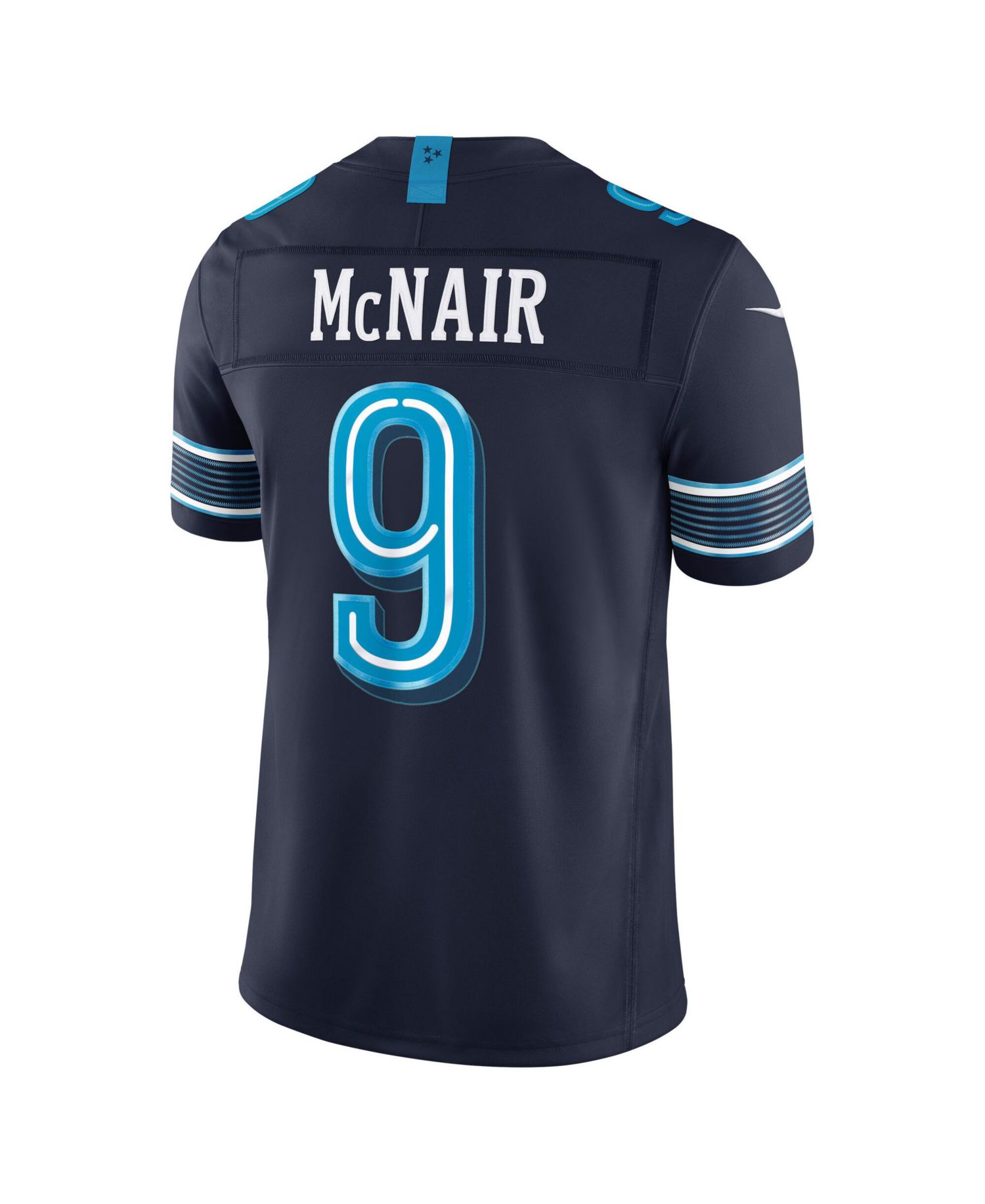 Men's Steve Mcnair College Navy Tennessee Titans 2026 Rivalries Collection Vapor F.U.S.E Stitched Limited Jersey