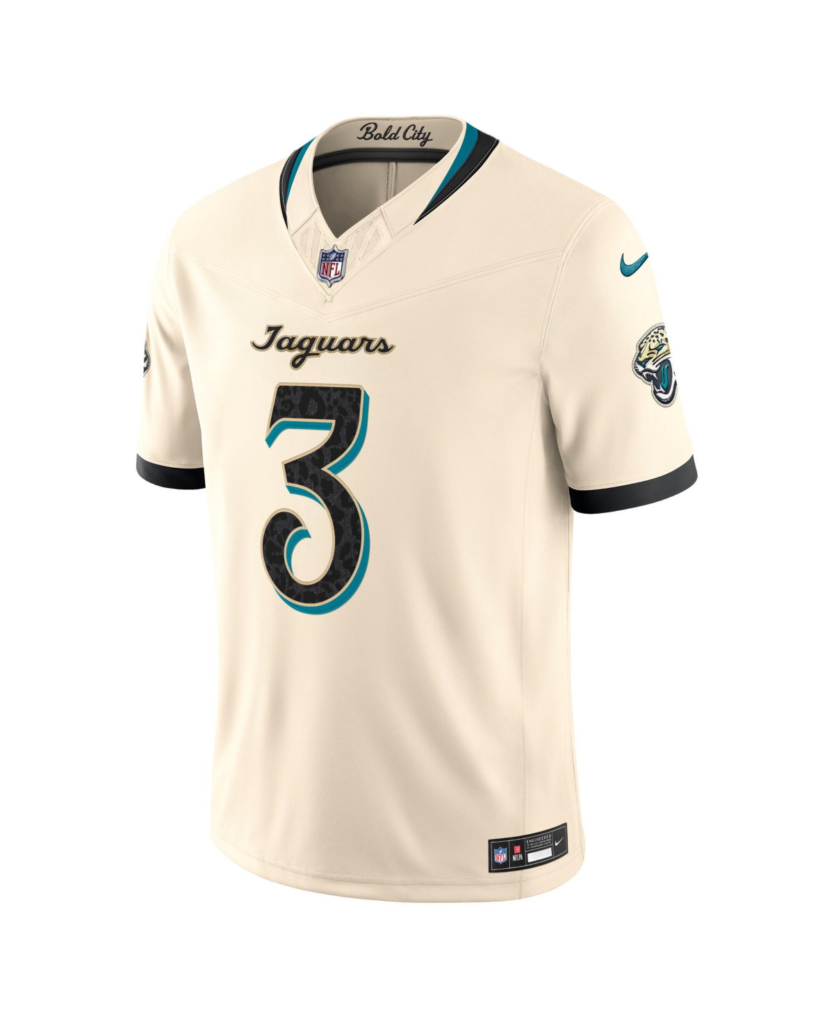 Nike Men's Jakobi Meyers Natural Jacksonville Jaguars 2026 Rivalries Collection Vapor F.u.s.e Stitched Limited Jersey