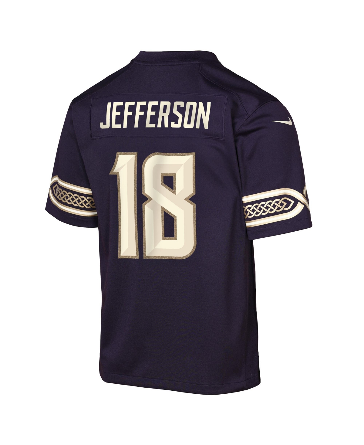 Nike Big Boys and Girls Justin Jefferson Purple Minnesota Vikings 2026 Rivalries Collection Game Jersey