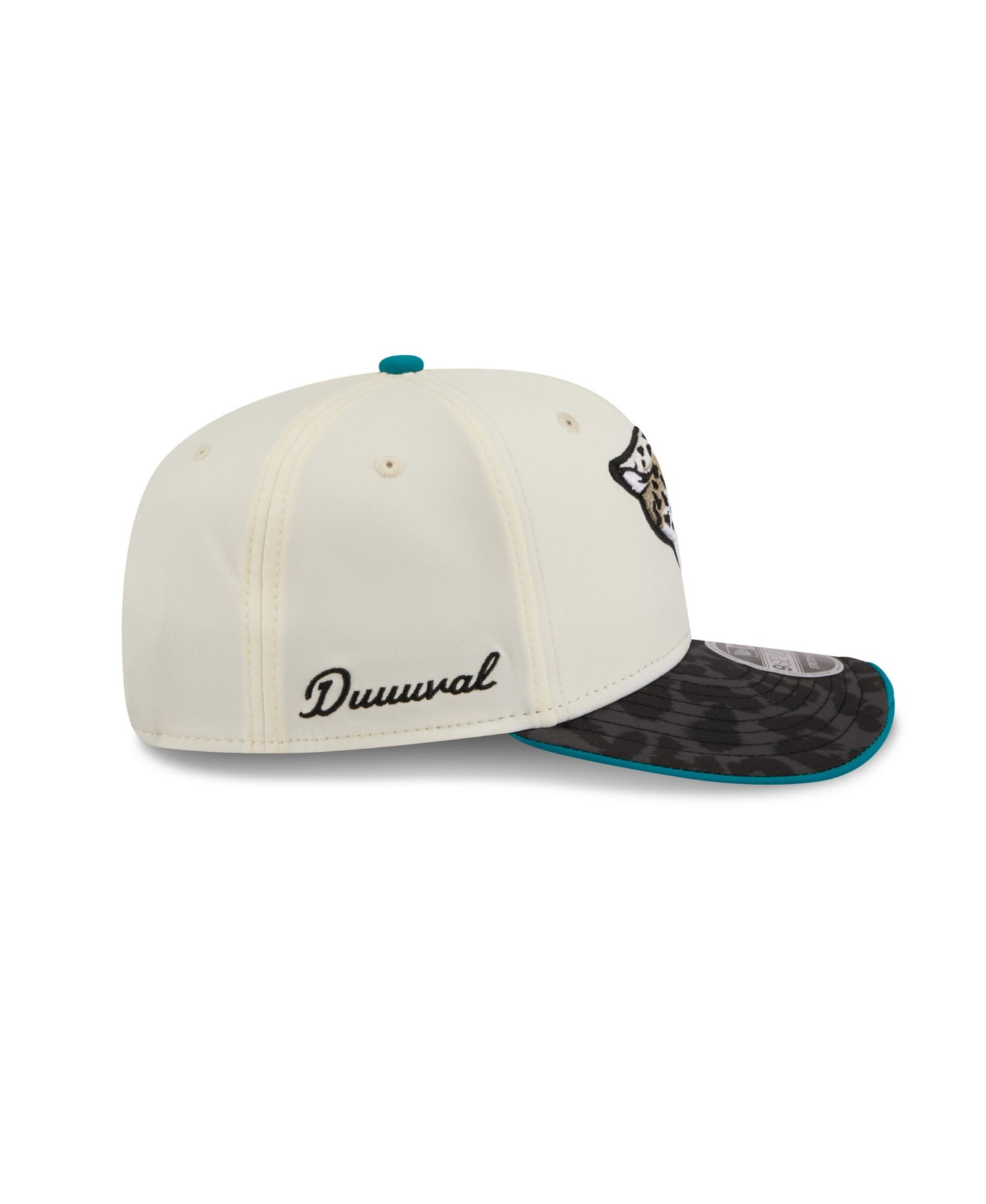Men's Cream/Black Jacksonville Jaguars 2026 Rivalries Collection Sideline 9SEVENTY Adjustable Hat
