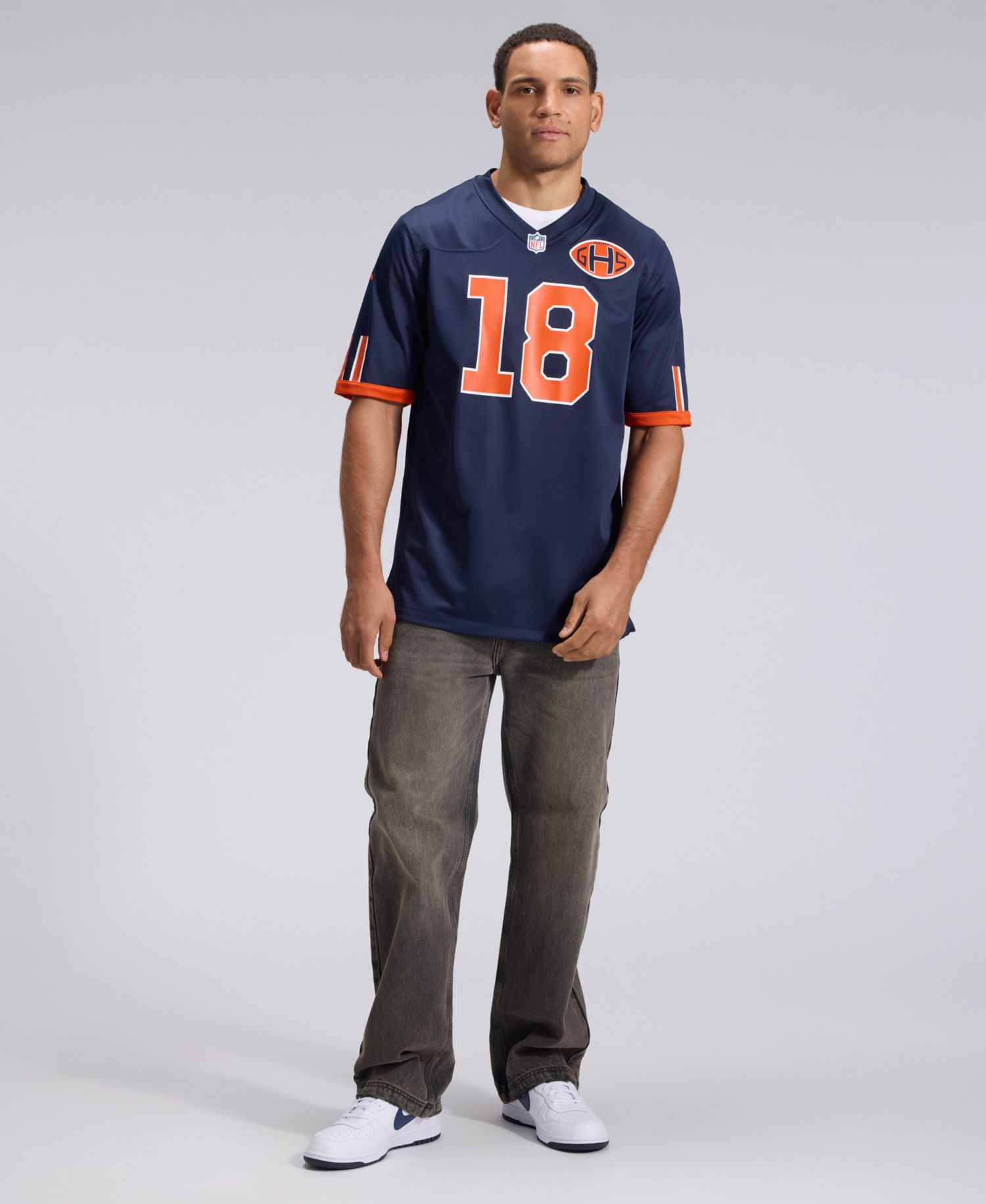 Men's Caleb Williams Navy Chicago Bears 2026 Rivalries Collection Game Jersey