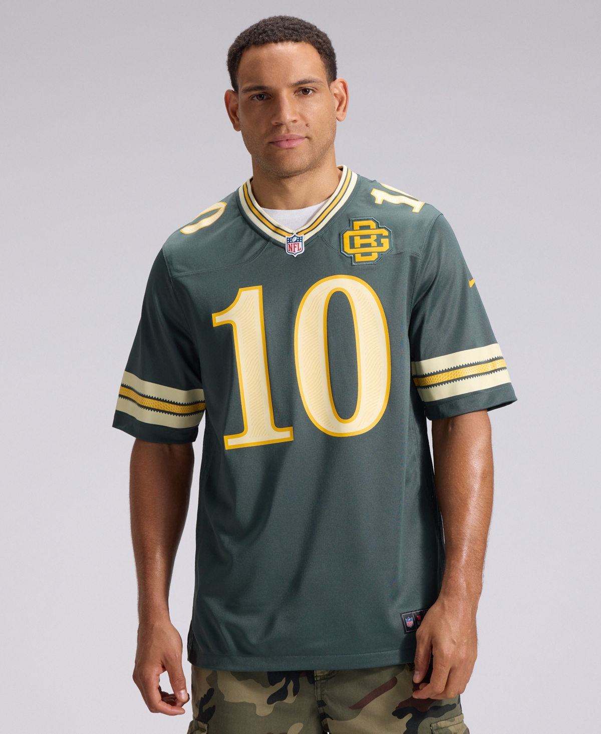 Nike Men's Jordan Love Green Bay Packers 2026 Rivalries Collection Game Jersey