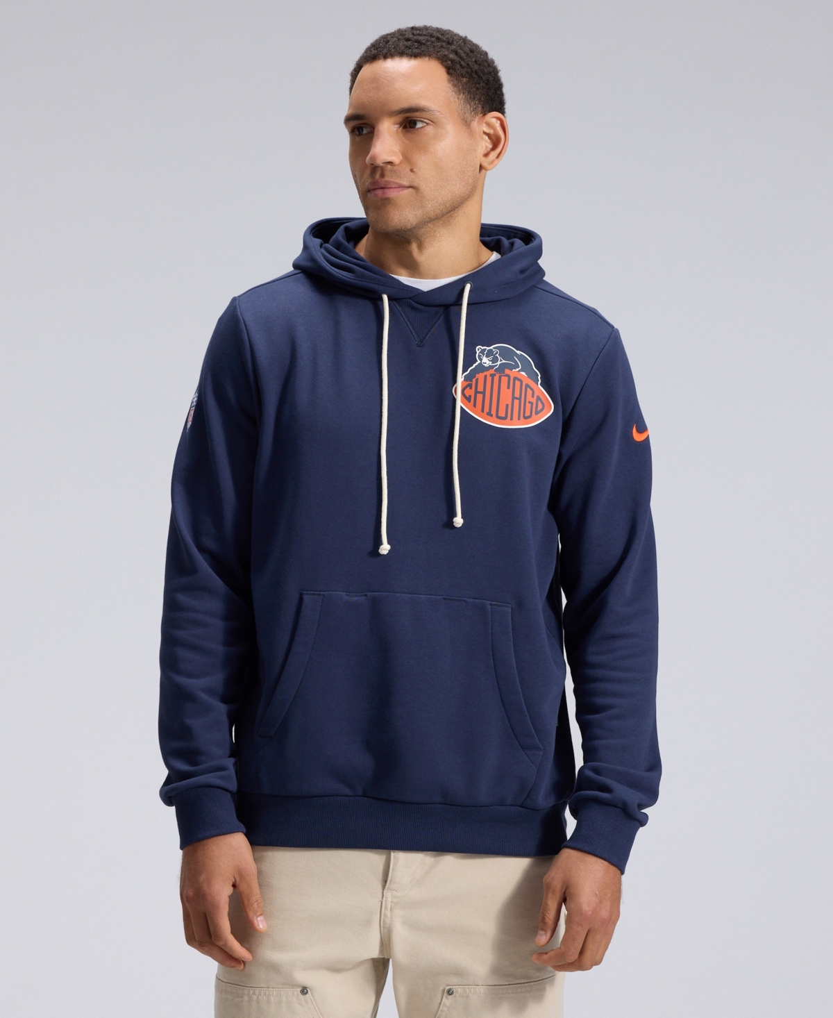 Nike Men's Navy Chicago Bears 2026 Rivalries Collection Sideline Pullover Hoodie