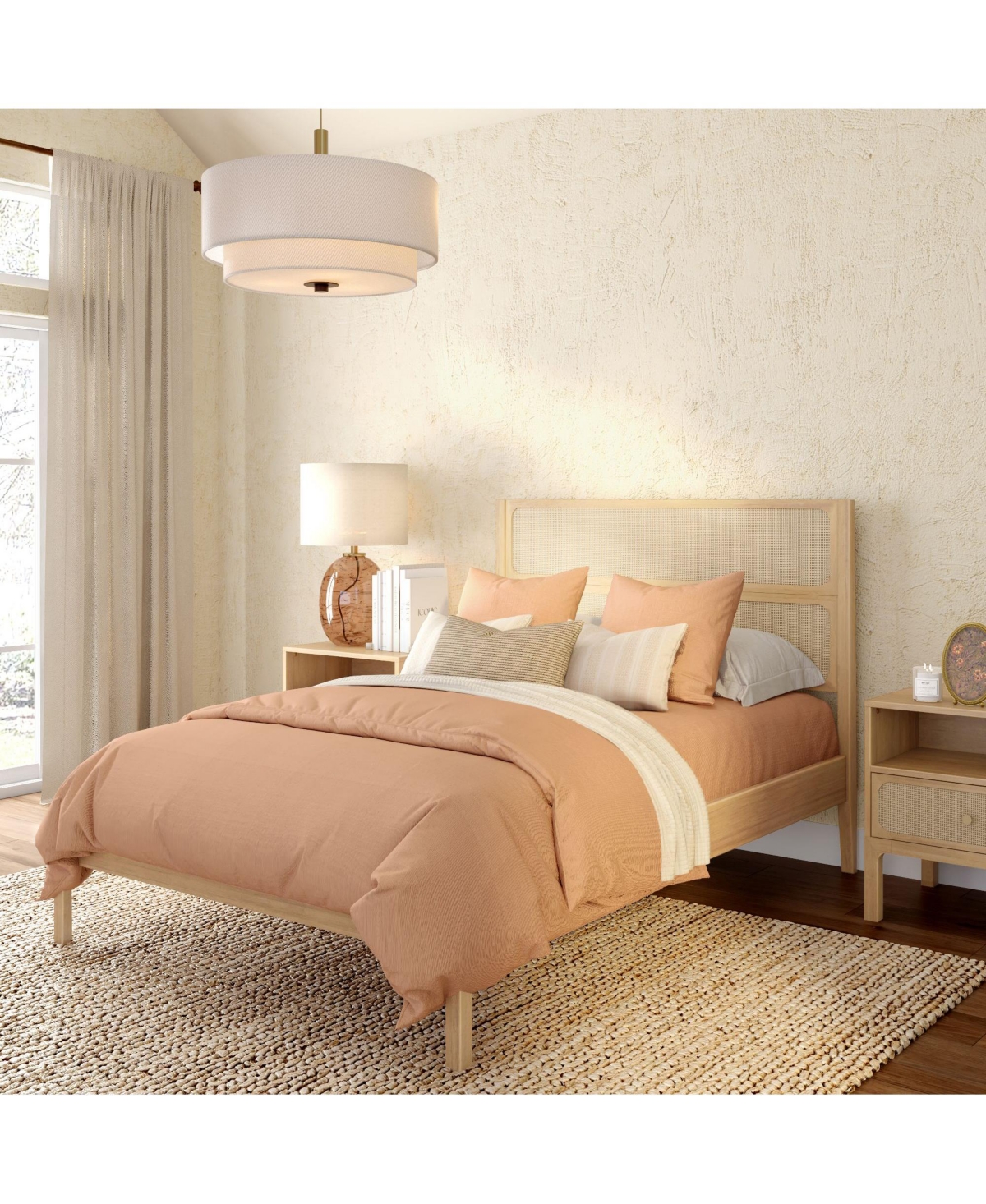 Plank+Beam Elio Rattan Full Bed
