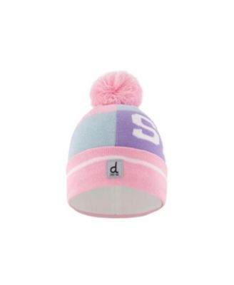 Little and Big Girl Pom Pom Fleece-Lined Beanie